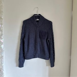 WF • PomPom Letterman Wool + Alpaca Sweater